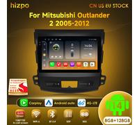 Radio con GPS para coche, reproductor Multimedia con Android, Carplay, pantalla, c-crosser para Citroen, Mitsubishi Outlander 2, Peugeot 4007 QS8 A 360camera