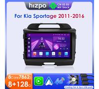 Radio multimedia con GPS para coche, radio con reproductor, Android, 2 Din, navegador Navi, wifi, para KIA Sportage 2010, 2011, 2012, 2013, 2014, 2015, 2016 P1 AI AHD C6