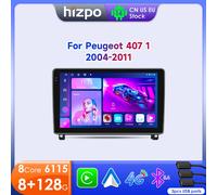 Radio Multimedia Android para Peugeot 407 CC SW 407CC 2004-2011 con GPS, Autoradio, Audio por Snapdragon 6115, Unidad Principal con Carplay QS1