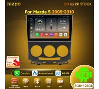 Radio con GPS para coche, reproductor Multimedia con Android, Carplay, estéreo, voz IA, para Mazda 5, 2005, 2006, 2007, 2008, 2009, 2010 QS8