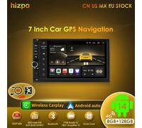Radio Multimedia con GPS para coche, reproductor de vídeo con Android, Universal, 2Din, USB, 7 pulgadas, Carplay, Navi, para Nissan, Toyota, Ford, VW S4