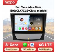 Hizpo 6115 Radio para Mercedes Benz Clase E W211 E300 E350 E240 4G coche Multimedia GPS 2din Autoradio CarPlay Android Auto WIFI BT QS8PNC with 360 Camera