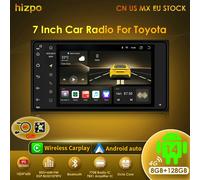 Radio con GPS para coche, reproductor estéreo con Android, 2 Din, para Toyota Hilux, YARIS, RAV4, Camry, Corolla, Prado, Highlander, Land Cruiser, Avanza, Rush, Tundra HC1
