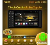 Hizpo 7 pulgadas AI voz Universal Android coche estéreo GPS Radio para Toyota 4Runner Camry Corolla Tuntra RAV4 navegación Multimedia S6-6G 64G-8cores-4G
