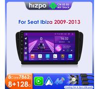 Hizpo 7862 Carplay Android Radio para Seat Ibiza 6j 2009 2010 2012 2013 MK4 AI voz coche Multimedia GPS 2din Autoradio 8 + 128G RDS 8cores-8G 128G -S8
