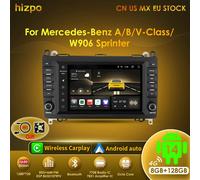 Radio de coche Android para mercedes-benz B200 W169 W245 W639 A200 A150 Sprinter W906, pantalla Multimedia estéreo automática, reproductor inteligente S6