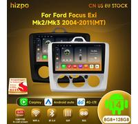 Hizpo 9 "2 Din 4G + WiFi Radio de coche para Ford Focus Exi MT Mk2 MK3 2004-2011 reproductor Multimedia Android 14 unidad principal de navegación GPS QS8-8G 128G-8core-S
