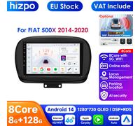 Hizpo 9 pulgadas 7862 pantalla inteligente Carplay 4G 2Din Android 14 Radio de coche para FIAT 500X 2014 - 2020 reproductor de vídeo Multimedia WIFI S8 8Core 8G 128G AHDC2