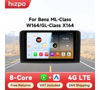 Hizpo 9 "reproductor Multimedia de coche para Mercedes ML W164 X164 ML350 ML300 GL500 ML320 ML280 GL350 GPS estéreo 2din Android Carplay RDS P3CP (2GB 64GB)