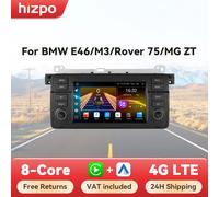 Hizpo Android 13 Multimedia para coche para BMW E46 M3 318/320/325/330/335 Rover 75 navegación 2 Din GPS DSP unidad principal de Audio Carplay DSP S4 add AHDC2