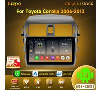 Hizpo Android 14 Octa Core 6115 Radio de coche para Toyota Corolla E140 E150 2006-2013 Navi GPS reproductor de vídeo Multimedia estéreo Carplay QS1 add AHDC2