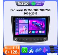Hizpo Android 14 Radio de coche 2 Din reproductor automático para Lexus IS250 200 300 350 2006-2012 estéreo Apple Carplay navegación GPS AI voz QS4 add AHDC2