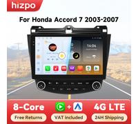 Hizpo Android 14 sistemas de coche inteligentes Radio para Honda Accord 7 2003-2007 navegación GPS reproductor de vídeo Multimedia Carplay Auto estéreo QS8PNC with 360 camera