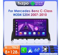Reproductor Android OSSURET 6115 para Mercedes Benz Clase C W204 S204 2007-2010, Carplay, Radio para Auto, Multimedia, Pantalla Táctil GPS de 9 Pulgadas y 8 Núcleos P2CP rearcam AIPRO