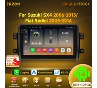 Hizpo Android Radio de coche para Suzuki SX4 2006-2013 Fiat Sedici 2005-2014 reproductor de vídeo Multimedia navegación 2din Carplay estéreo BT QS6-6G 64G-8cores-4G