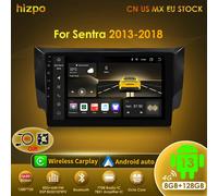 Hizpo Auto Radio GPS para Nissan Sylphy B17 Sentra 2013 2014 2015 2016 2017 2018 unidad principal reproductor de navegación Android estéreo S6 add AHDC2