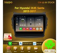 Reproductor Multimedia de Radio para coche Android 2 Din para Hyundai Ix45 Santa Fe 2013 2014 2015 2016 2017 GPS Navi estéreo Bluetooth rds P1 AHDC6 AI