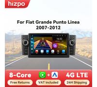 Hizpo Octa Core 7862 Radio de coche para FIAT Grande Punto Linea 2007-2012 navegación Multimedia estéreo sistema inteligente GPS Carplay S8 add AHDC2