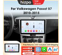 Hizpo pantalla inteligente Carplay de 10,1 pulgadas para Volkswagen VW Passat B7 CC 2010-2015 Carplay inalámbrico Android Auto Radio estéreo RDS T1 (4cores 1G 32G)