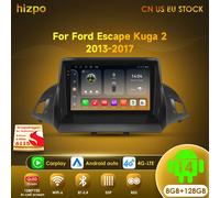 Hizpo Radio de coche 2 Din reproductor Multimedia para Ford Kuga 2 Escape 2013-2017 9 ''Android Auto estéreo GPS navegación DSP RDS AI voz P3CP-2G 64G-4cores