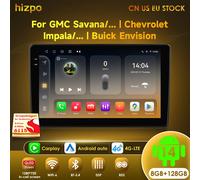 Hizpo-Radio estéreo con GPS para coche, reproductor Multimedia con Android, para Chevrolet Silverado GMC Sierra Impala Traverse Avalanche Yukon Acadia Savana QS6 add AHDC2