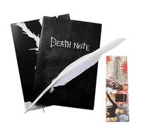 HJ-fuzhou Cuaderno de Death Note, cuaderno de dibujos animados, cuaderno de dibujos animados, cuaderno de dibujos animados, cuaderno a rayas para fans de cosplay, anime, oficina, escuela, estudiantes