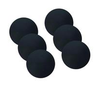 Hjatirace Almohadillas para cinta de correr para suelo, 6 piezas resistentes que absorben los golpes, equipo de ejercicio de protección para el suelo, para el hogar, oficina, apartamento, garaje