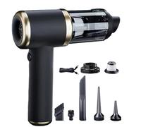 Hjatirace Aspirador para Coche,Filtro Lavable Y Sin Cable,Aspirador para Vehículos - para Grava, Pelo De Mascota, Recortes De Papel, Polvo, Salpicadero, Asientos, Alfombra, Sala De Estar Y Comedor