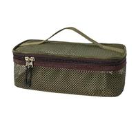 Hjatirace Bolsas para cubiertos, organizador de utensilios de camping, bolsa de cocina portátil, múltiples compartimentos, diseño de acceso rápido, 29 x 13 x 9 cm, para viajes, Verde militar, Refer to