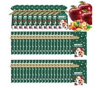 Hjatirace Bolsas Para La Navidad Con Cordón,50 Piezas De Bolsitas Para Favor De Fiesta Coloridas Y Reutilizables | Bolsa De Caramelos Y Aperitivos De Navidad,Para Adultos, Familia, Amigos, Niños Y