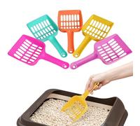 Hjatirace Cats Litter Shovel, Cat Litter Shovel Scoop | Scoop de de ergonómica Que Ahorra Mano de Obra | Accesorios para Mascotas, Gatito Pooper Sifter para una Limpieza eficiente para el hogar