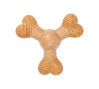 Hjatirace Dog Teething Toys, Bite Resistant Chew Toys, Shape Interactive Dog Toys, Tough Puppy Toys, Wooden Bread Knot Teething Toys, Easy To Use, Portable for Small Medium Large Dogs