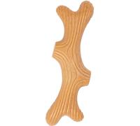 Hjatirace Dog Teething Toys, Bite Resistant Chew Toys, Shape Interactive Dog Toys, Tough Puppy Toys, Wooden Bread Knot Teething Toys, Easy To Use, Portable for Small Medium Large Dogs