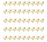 Hjatirace Horquillas de Estrella para Mujer | 50 Piezas Pinza Metálica Antideslizante - Pinzas para el Pelo de 3 cm para Niñas | Para Mujeres Y Niñas Diario Festival Concierto Graduación Citas