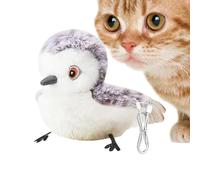 Hjatirace Interactive Flying Bird Cat Toys, Realistic Flappy Kitten Toy, Creative Kitten Play Toy, Funny Electric Flapping Wings Cat Toy, Creative Kitten Play Toy, Easy To Use, Portable for Home