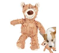 Hjatirace Juguetes De Peluche para Perros Masticadores Agresivos | Oso Estimulante Interactivo Resistente | Juguetes De Peluche Irrompibles para Perros Grandes | para Cachorros En Dentición,