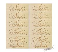 Hjatirace Juguetes para Ninfas,10 Accesorios Naturales de Madera para Morder | Juguetes con Virutas de Madera para Conuro y Aves Pequeñas,para Agapornis, Loro Yaco, Destrucción y Forrajeo Interior