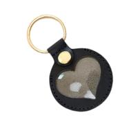 Hjatirace Llavero De Almacenamiento De Pelo De Gato, Llavero Decorativo para Guardar Pelo de Mascota, Colgante Memorial en Forma de Corazón para Mochilas, Bolsos y Bolsas