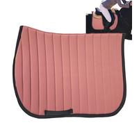 Hjatirace Padres de silla de montar occidentales para caballos, saddle almohadillas occidentales - Cojín de asiento de sillín de absorción de choque cómoda | Equipo de conducción de estilo elegante