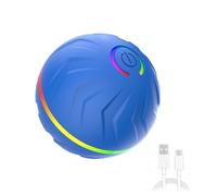Hjatirace Pelota interactiva para Perros, Juguetes interactivos para Perros en Movimiento,Pelota de Juguete para Mascotas con Pelota Que rebota automática - Bola Recargable del masticable del Perro