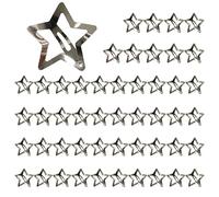 Hjatirace Pinza de Estrella para Pelo - 50 Piezas Pinza Metálica Antideslizante - 3 cm Accesorios de Pelo,Para Mujeres Y Niñas Diario Festival Concierto Graduación Citas