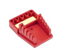 Hjatirace Soportes de soldadura, base antideslizante, 5 ranuras, accesorio de soldadura de alambre, para reparación de edificios de joyas, estudiantes, ingenieros, técnicos de fabricación del hogar