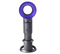 Hjatirace Ventilador de Mano | Soplador Manual Sin Aspas,Ventilador de Mano Personal para Exterior con Enfriamiento - para Viajes Senderismo Playa Camping Hogar Oficina Interior