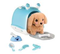 Hjatirace Walking Dog Toy, Cute Interactive Stuffed Animal Dog Toy, Creativeinteractive Plush Toys, Stuffed Animal Plush Toy, Electronic Plush Dog Toy, Easy To Use, Portable for Kids Adults