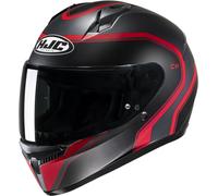 HJC C10 Elie Casco, negro/rojo, Talla XXXS (50/51)