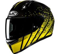 HJC C10 Haven Casco, negro-amarillo, tamaño XS 54 55 para Hombres