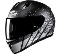 HJC C10 Haven Casco, negro/plata, Talla XS (54/55)