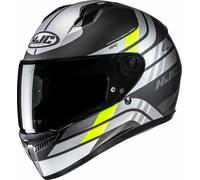 HJC C10 Hiper Casco, negro/gris/amarillo, Talla XS (54/55)
