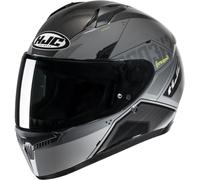HJC C10 Inka Casco, gris-amarillo, tamaño S para Hombres