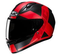 HJC C10 Tez MC1SF Casco Integral Mate/Negro/Rojo M unisex